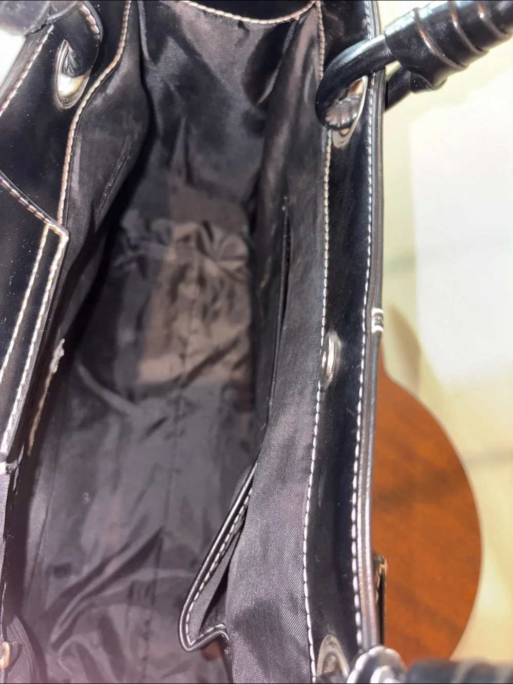 Wilsons Leather Tote Bag  shoulder bag  business case smooth & structured  black